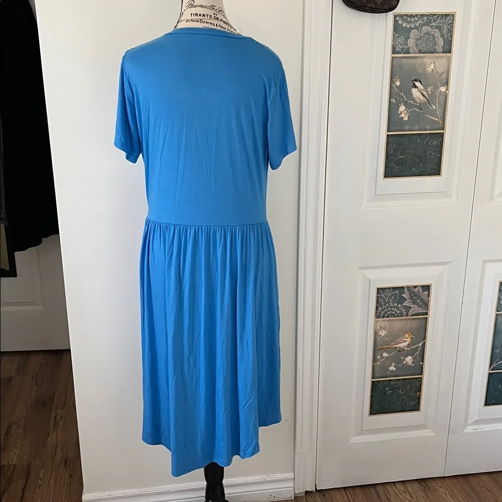 💗Blue Women's Dress - Picture 3 of 11